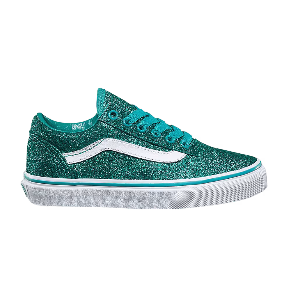 Vans Old Skool Kids Glitter - Turquoise