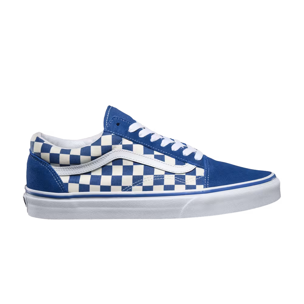 Vans Old Skool Kids Primary Check - True Blue