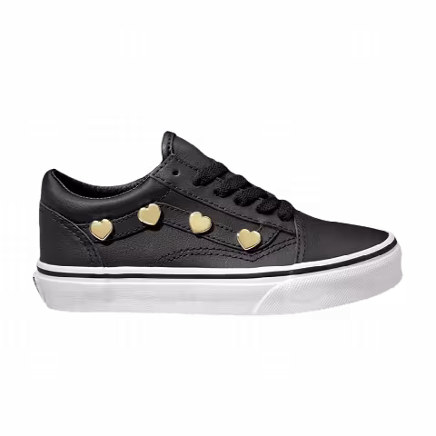 Vans Old Skool Kids 'Heart Studs - Black'