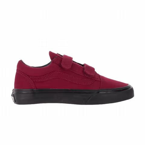 Vans Old Skool V Kids 'Black Sole - Jester Red'