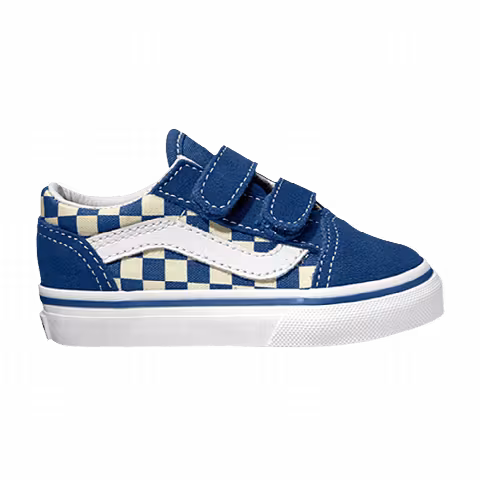 Vans Old Skool V Toddler 'Primary Check - True Blue'