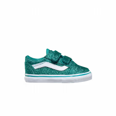 Vans Old Skool V Toddler 'Glitter - Turquoise'