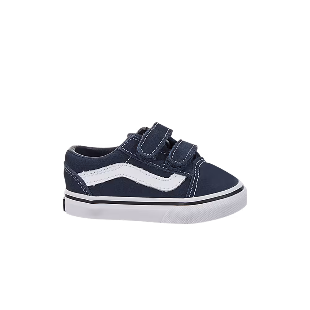 Vans Old Skool Velcro Toddler Dress Blues