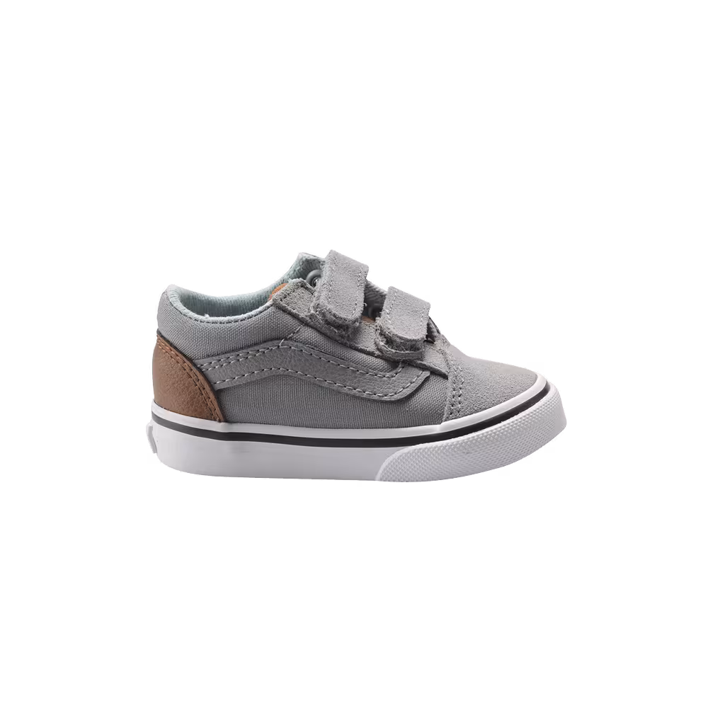 Vans Old Skool V Toddler Front Gray