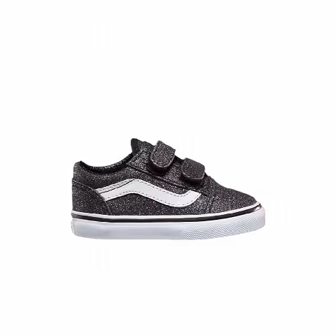 Vans Old Skool V Toddler 'Glitter - Rainbow Black'
