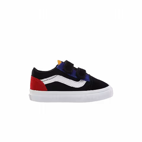 Vans Old Skool V Toddler 'Color Block - Black True White'