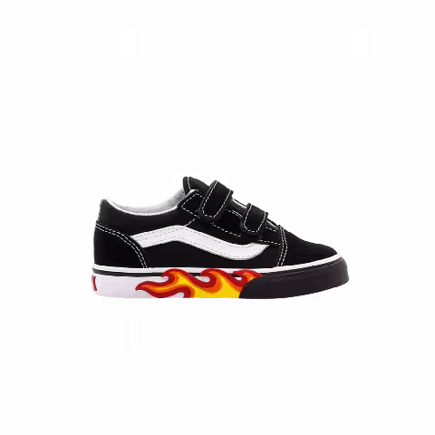 Vans Old Skool V Toddler 'Flame Cut Out'