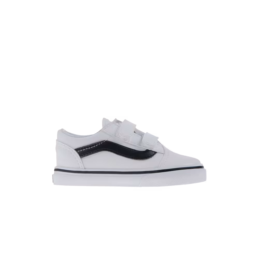 Vans Old Skool V Toddler Classic Tumble - White