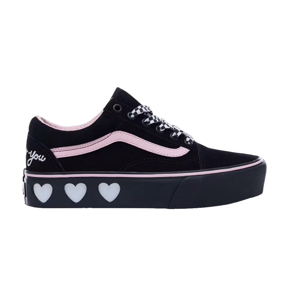 Lazy Oaf x Vans Women's Old Skool Platform Black