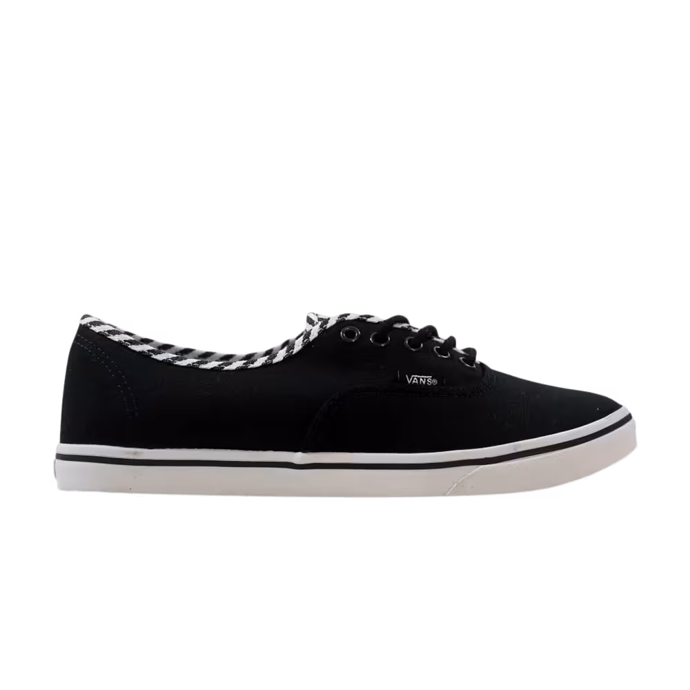 Vans Authentic Low Pro Hickory Stripes - Black