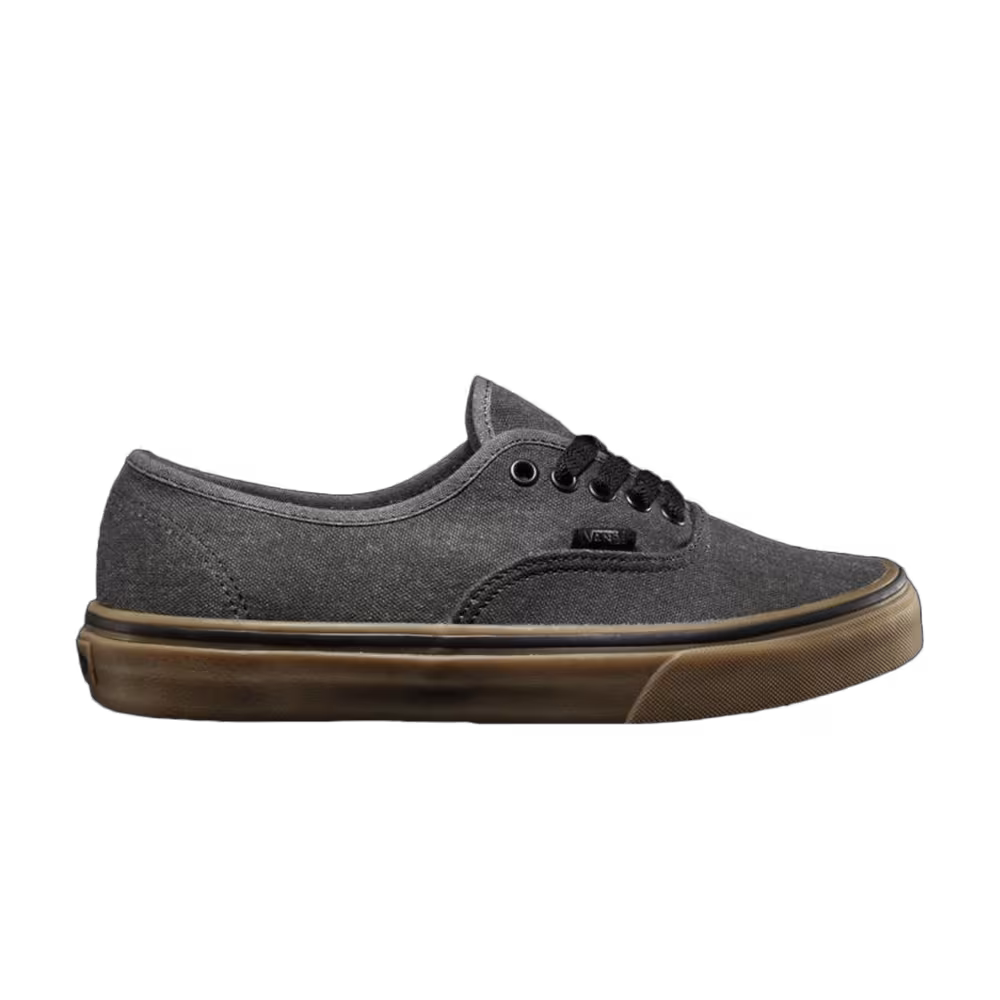Vans Authentic Washed Canvas Black Gum