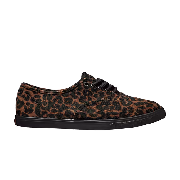 Vans Authentic Lo Pro (Suede) Leopard Black