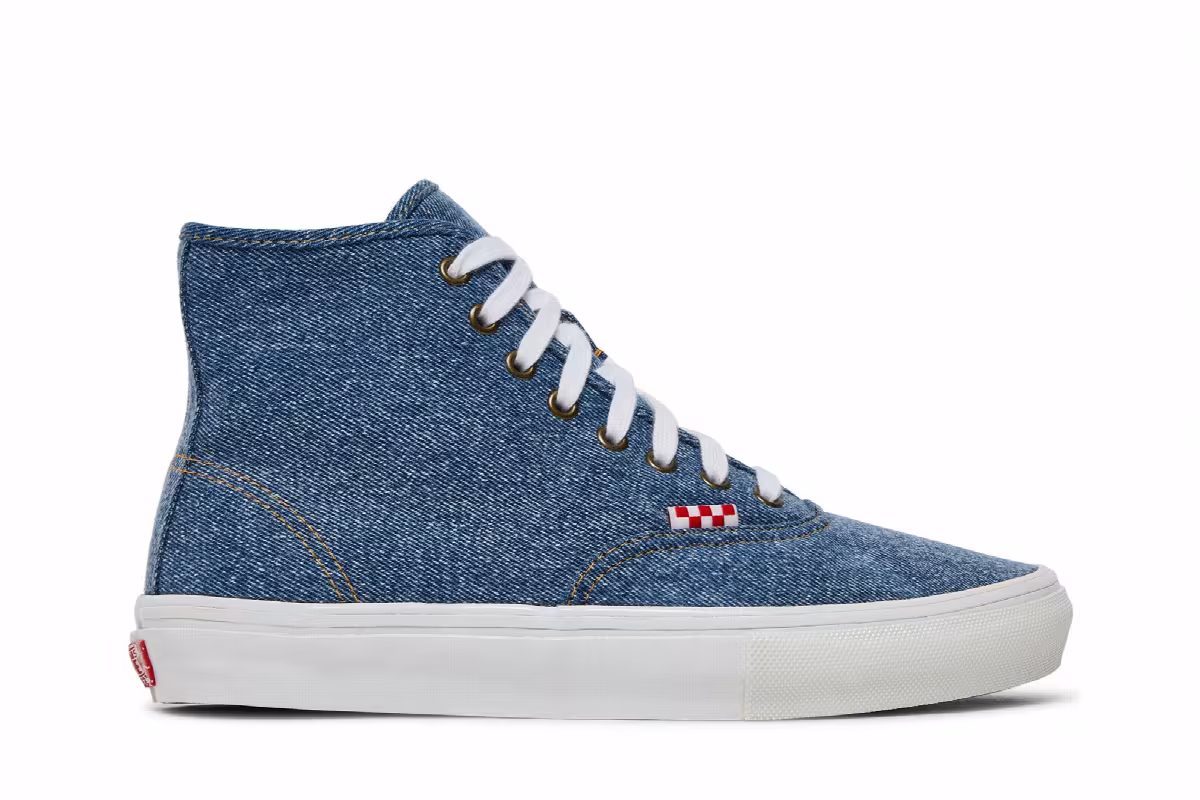 Hockey x Vans Skate Authentic High Andrew Allen - Denim, view 2