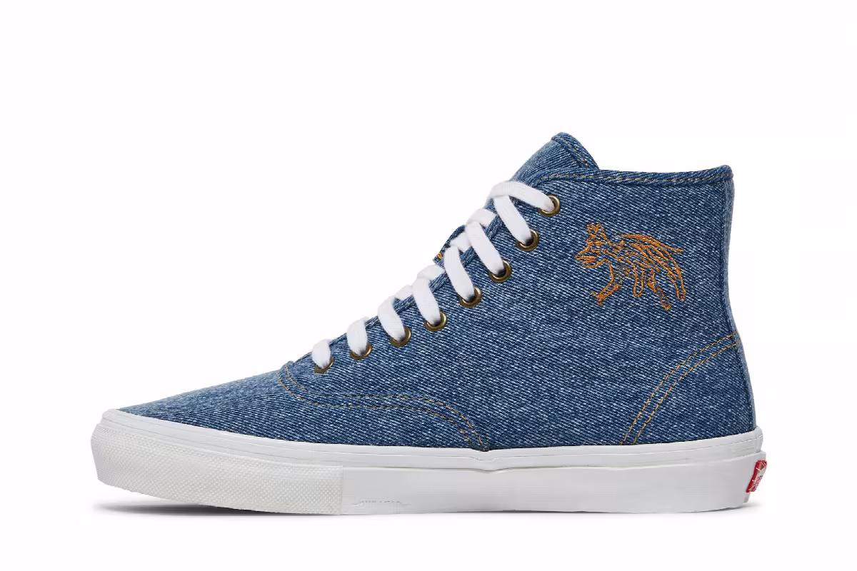 Hockey x Vans Skate Authentic High Andrew Allen - Denim, view 4