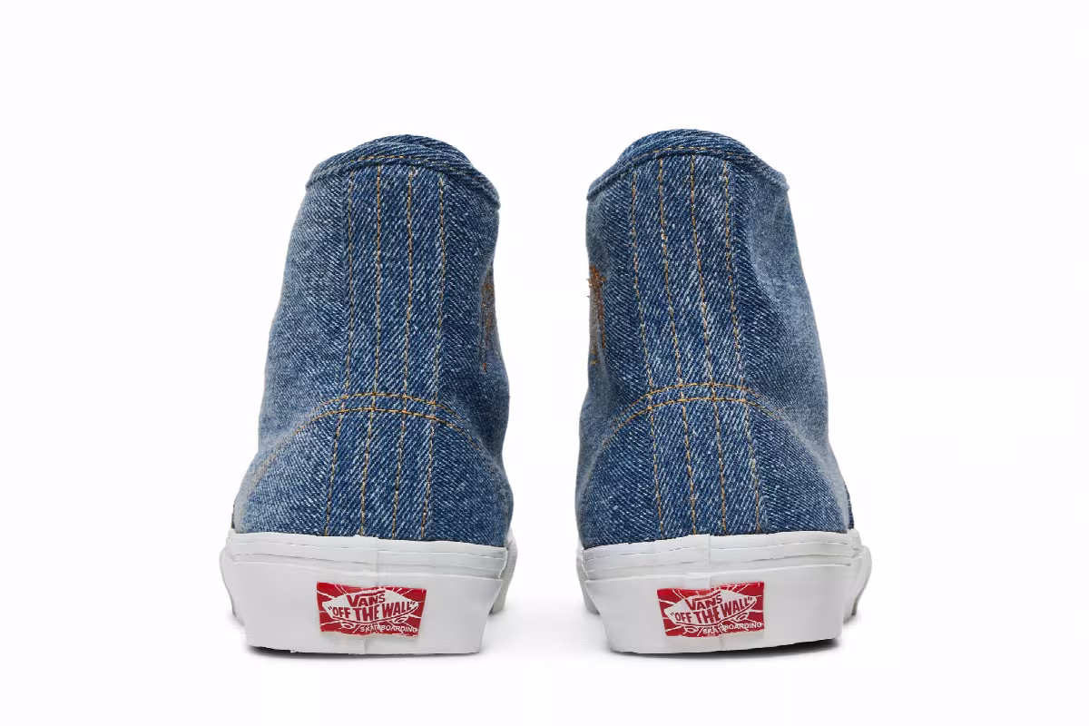 Hockey x Vans Skate Authentic High Andrew Allen - Denim, view 7