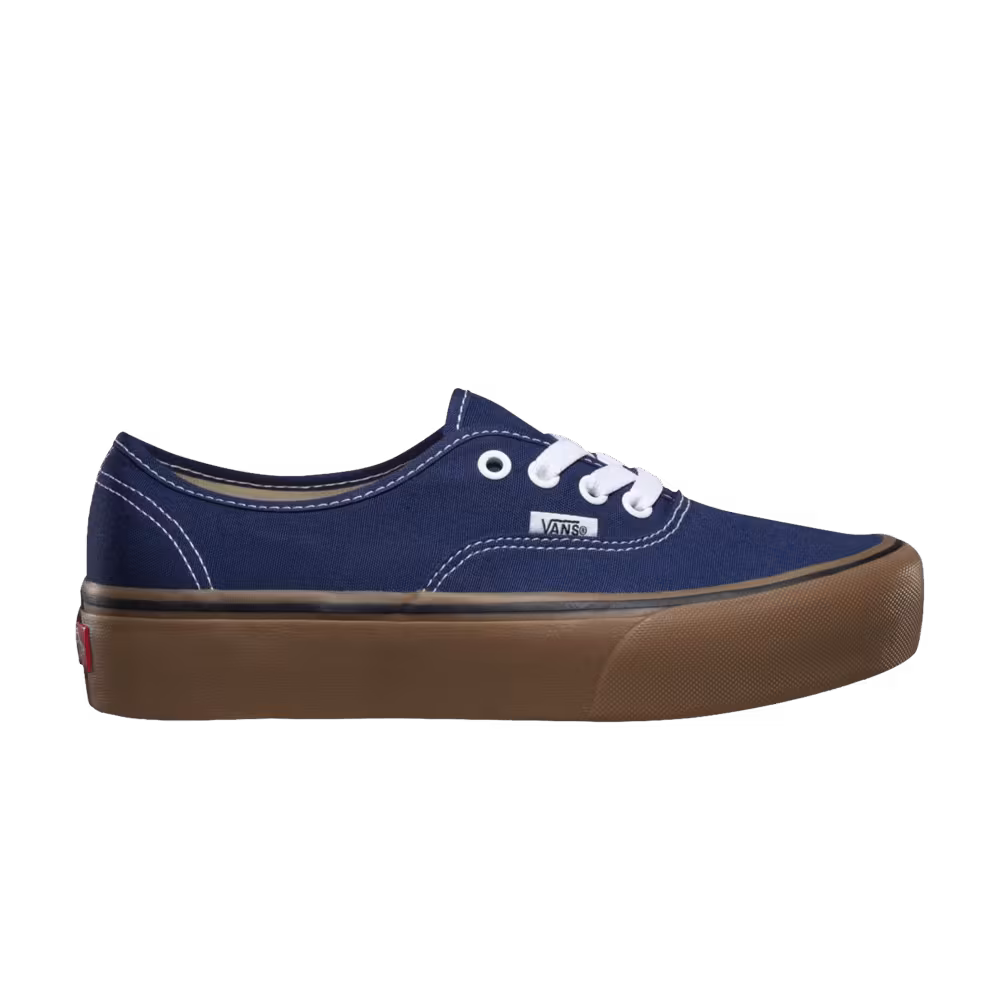 Vans Authentic Platform 2.0 Gum Medieval Blue
