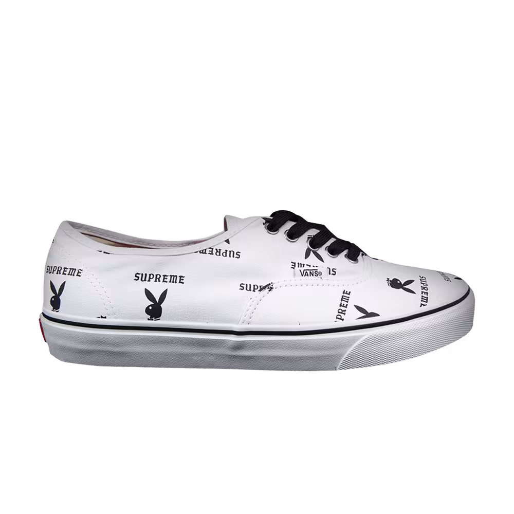 Supreme x Playboy x Vans Authentic Pro White