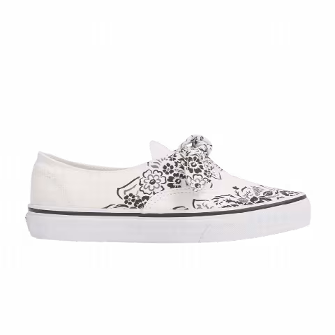 Vans Authentic Knotted 'Floral Bandana - Marshmallow'