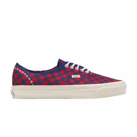 Vans LX Authentic 44 EK 'Punk Check Red Blue' Sample