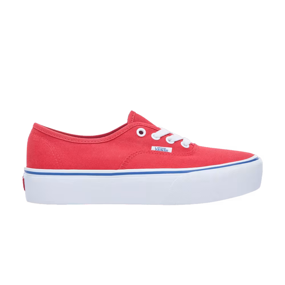 Vans Authentic Platform 2.0 Racing Red