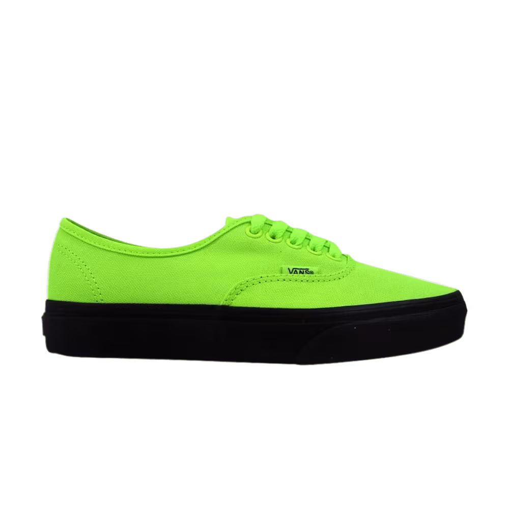 Vans Authentic Black Outsole - Neon Green