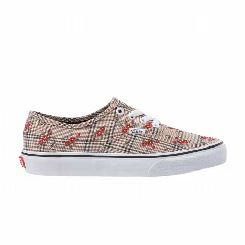 Vans Authentic 'Glen Plaid Floral Embroidery'
