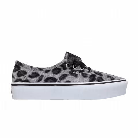 Vans Authentic Platform 'Fuzzy - Snow Leopard'