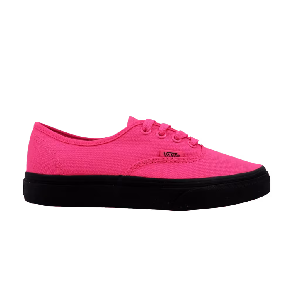 Vans Authentic Black Outsole - Neon Pink