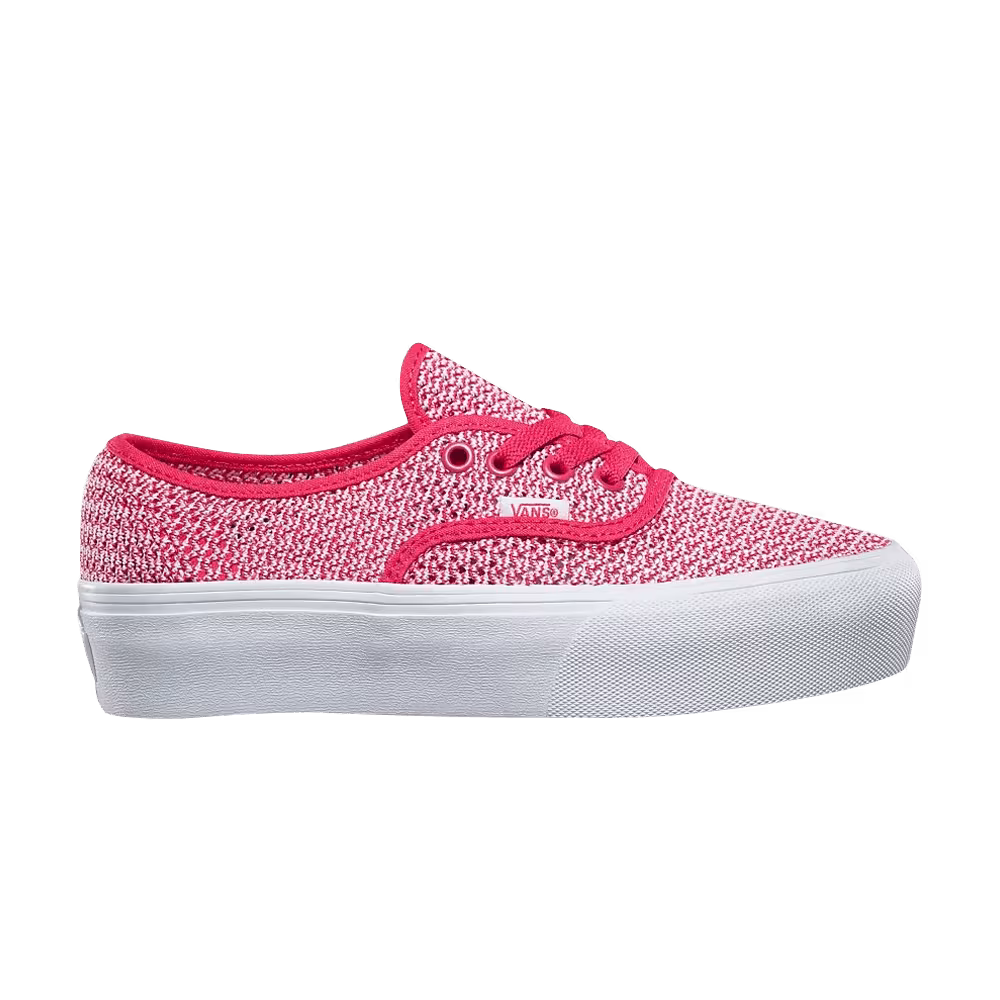 Vans Authentic Platform 2.0 Summer Mesh - Azalea