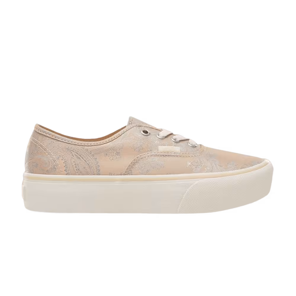 Vans Authentic Platform 2.0 Satin Paisley - Nude