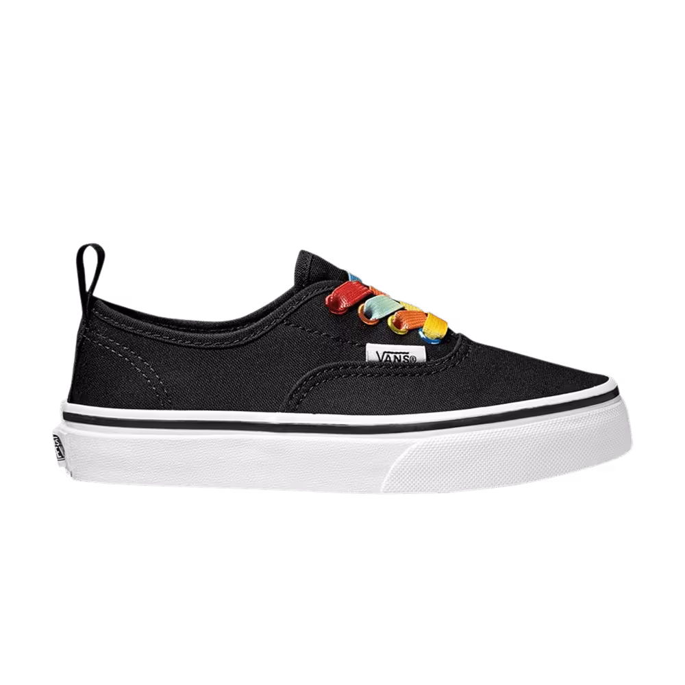 Vans Authentic Elastic Lace Kids Rainbow Shine - Black