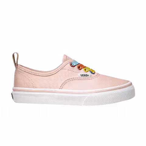 Vans Authentic Elastic Lace Kids 'Rainbow Shine - Heavenly Pink'