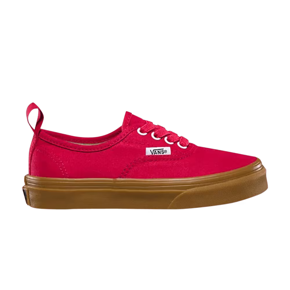 Vans Authentic Elastic Lace Little Kids Crimson Gum