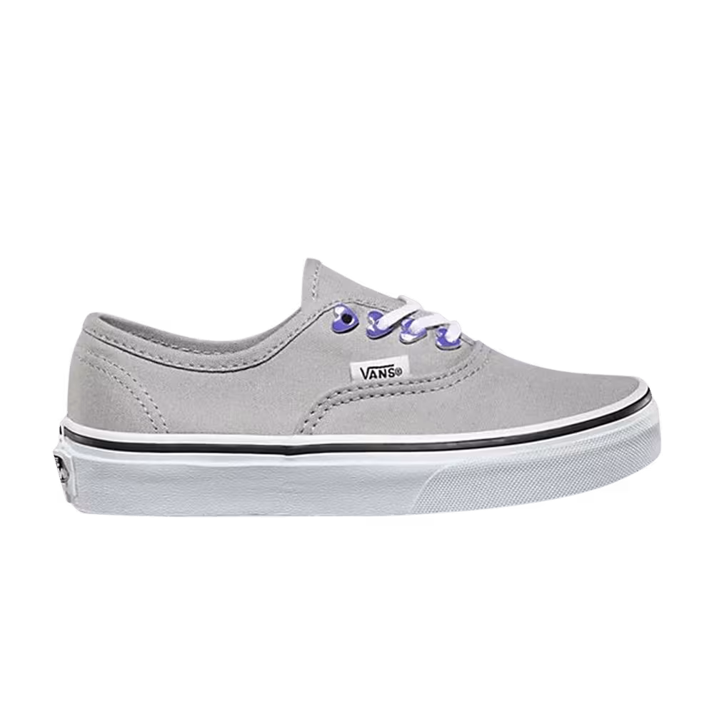 Vans Authentic Big Kids Eyelet Hearts - Grey