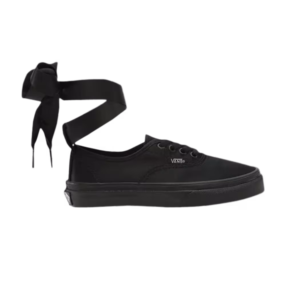 Vans Authentic Elastic Lace Kids Satin Lace - Black