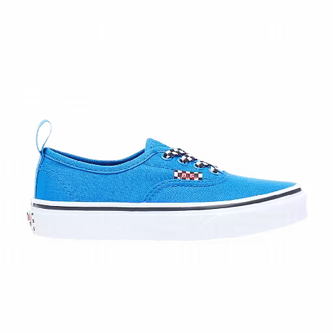 Vans Authentic Elastic Lace Kids 'Check Lace - Victoria Blue'