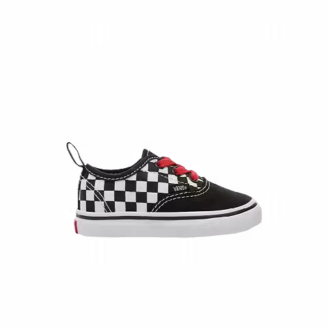 Vans Authentic Elastic Lace Toddler 'Checkerboard - Black'