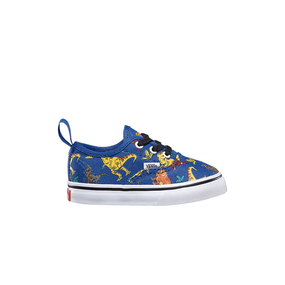 Vans Authentic Elastic Lace Toddler Dinosaur