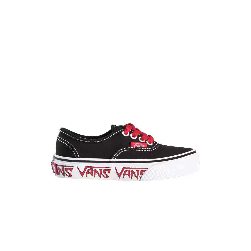Vans Authentic Toddler Sketch Sidewall - Black Red