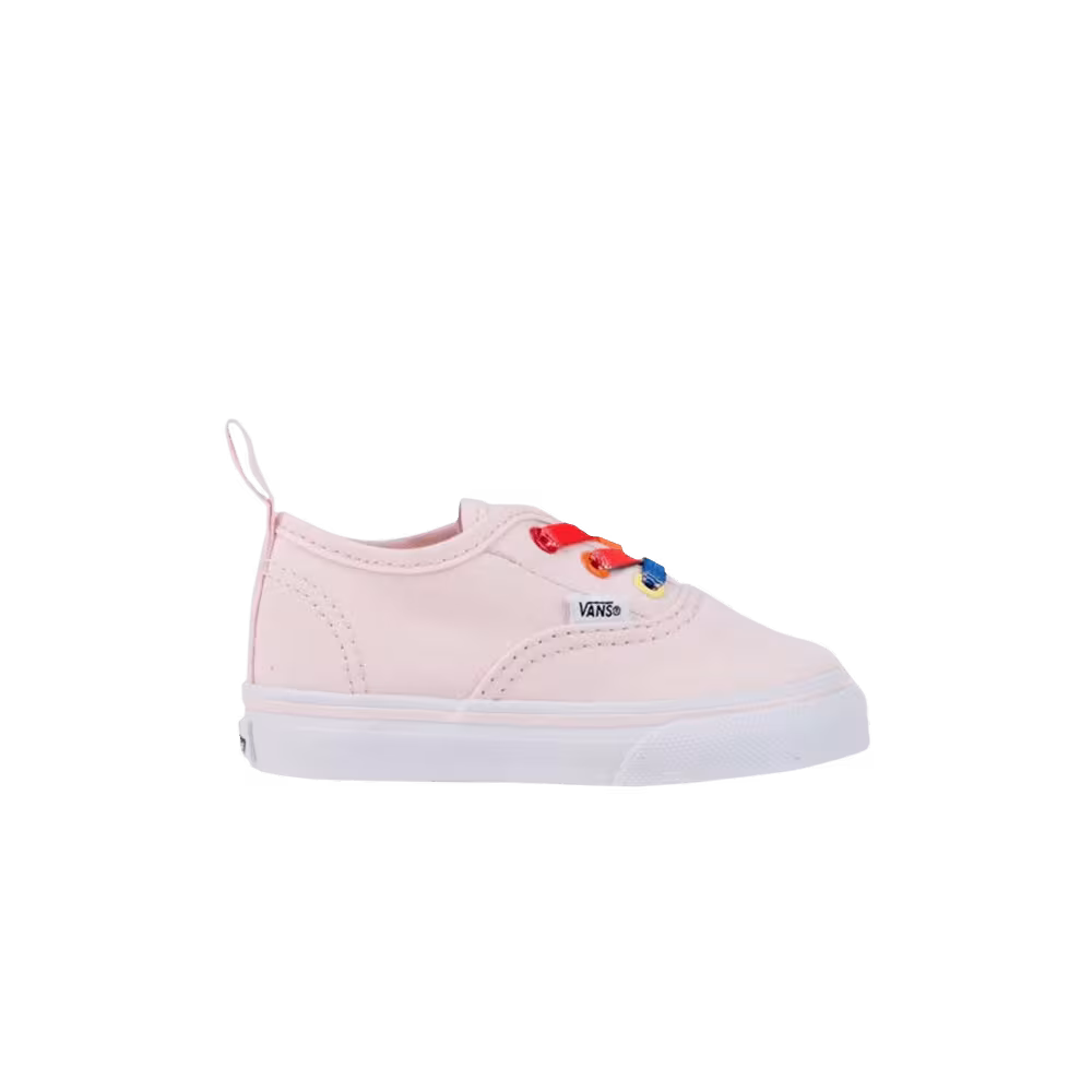 Vans Authentic Elastic Lace Toddler Rainbow Shine - Heavenly Pink
