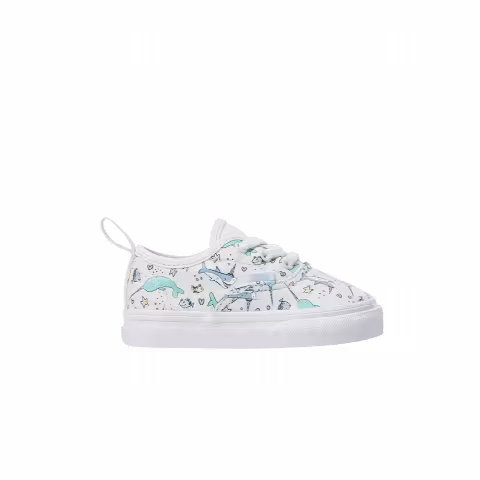 Vans Authentic Elastic Toddler 'Shark Party'