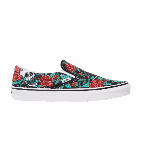 Vans Classic Slip-On 'Rose Skulls'