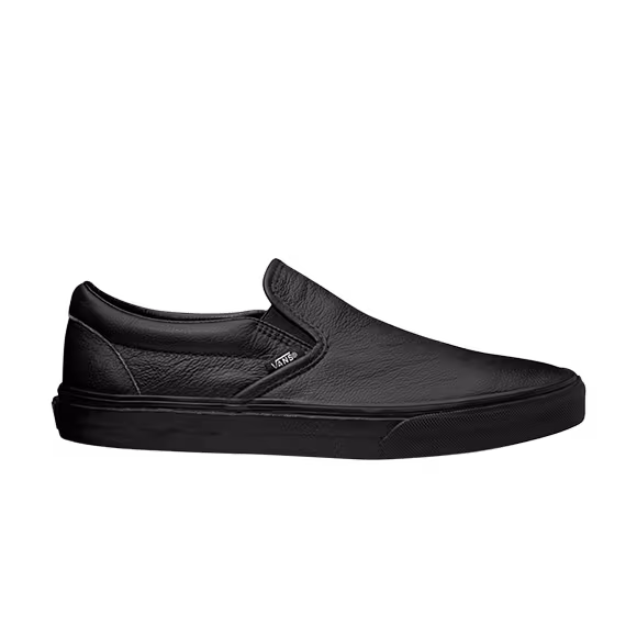 Vans Classic Slip-on (Premium Leather) Black