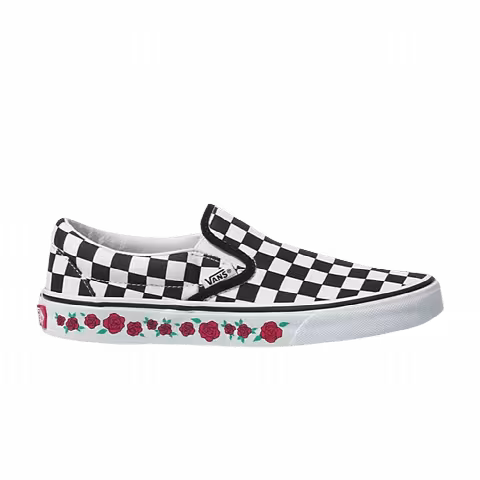 Vans Classic Slip-On 'Checkerboard Rose' Custom