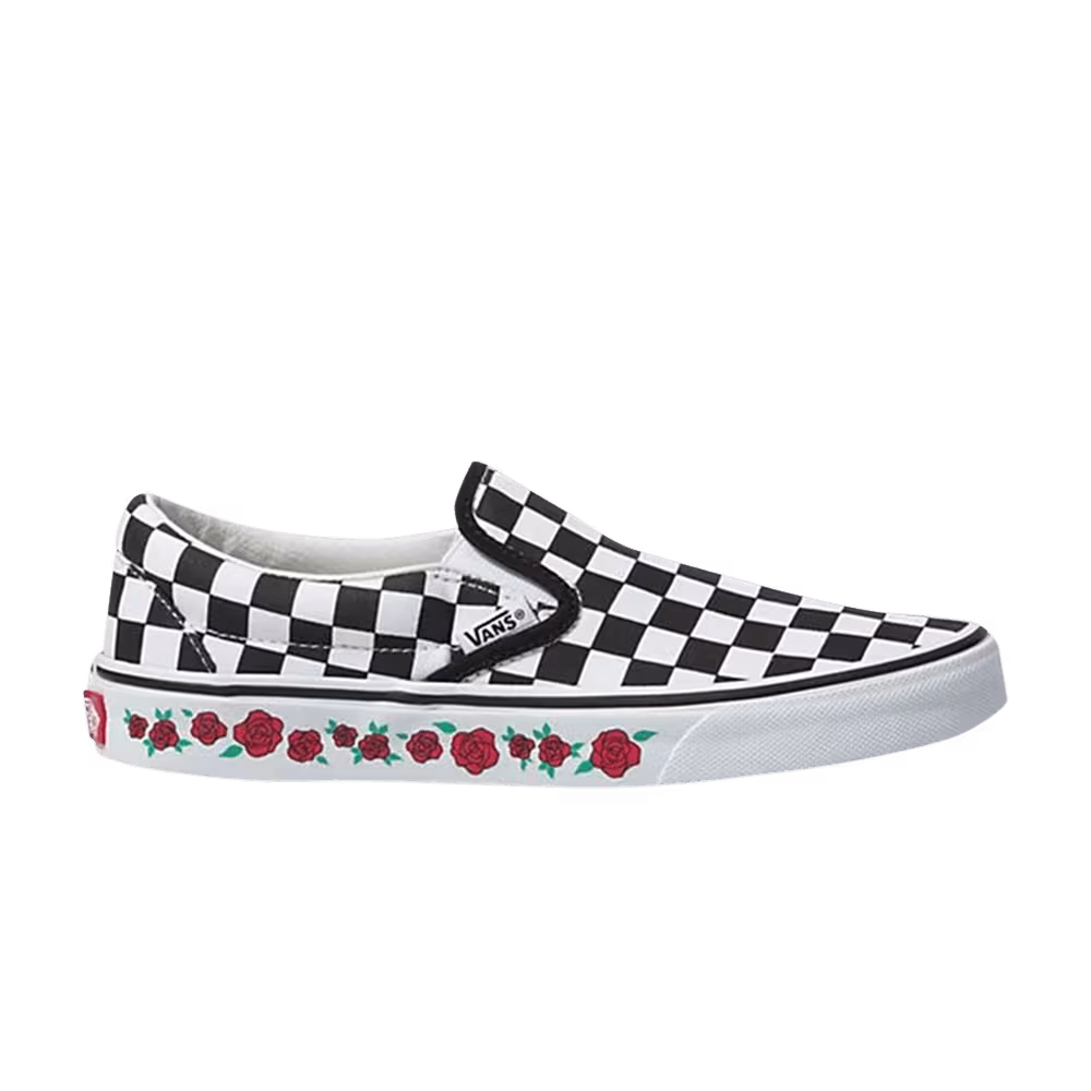 Vans Classic Slip-On Checkerboard Rose