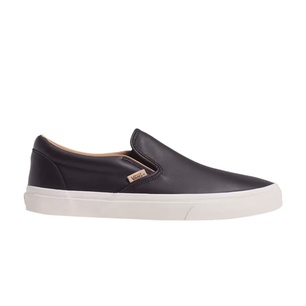 Vans Classic Slip-On Lux Leather - Black Porcini