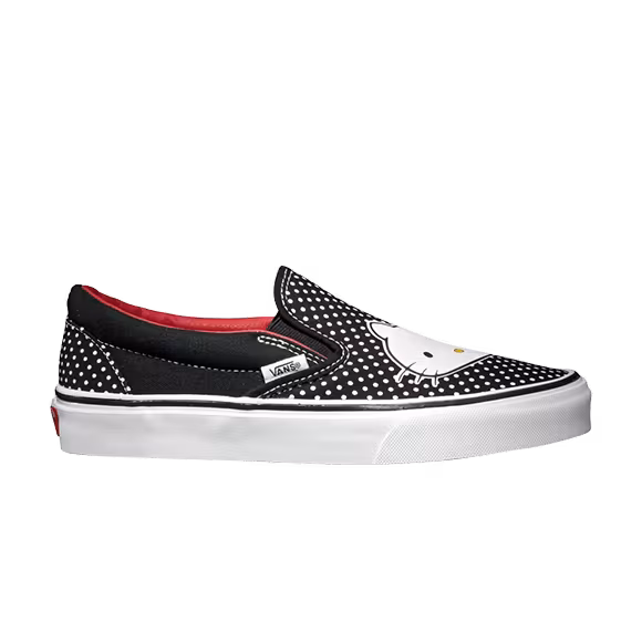 Vans Classic Slip-on Hello Kitty Black/ Red