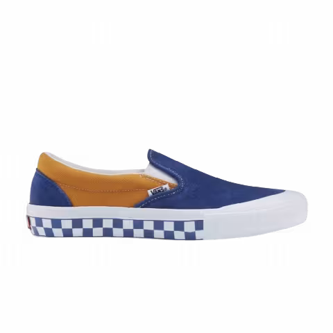 Vans Slip-On Pro 'Checkerboard - True Navy Sunflower'