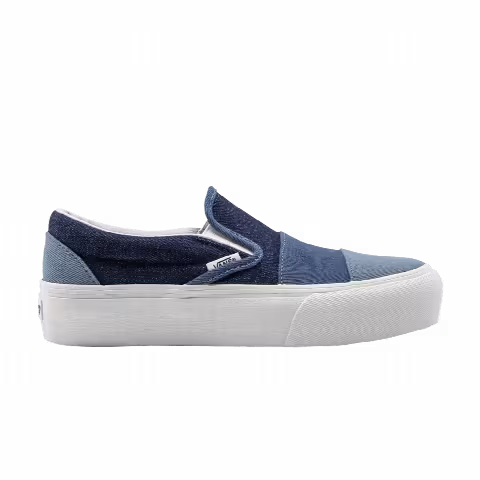 Vans Slip-On Platform SF 'Patchwork Denim'