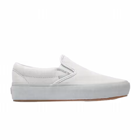 Vans Classic Slip-On Platform 'Suede Outsole - Blue Flower'